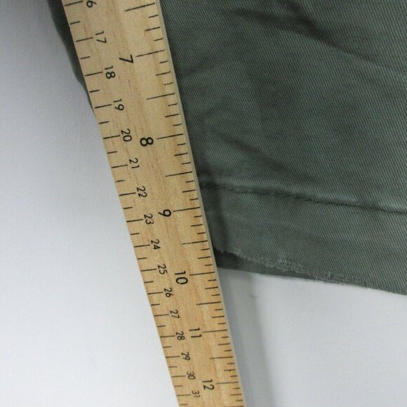 American Eagle Outfitters Lived-In Cargo Shorts Men's 40 Green Cotton Casual 680 - Picture 12 of 13